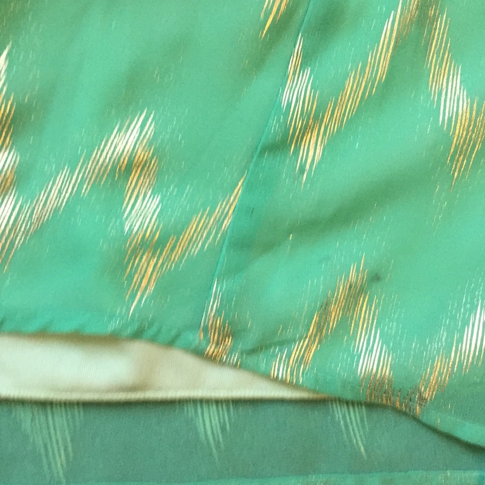 Anthropologie metallic chevron dress - Picture 7 of 7
